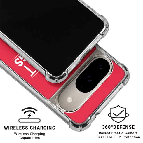 NHL Detroit Red Wings Lineup Google Pixel 10 Clear Case